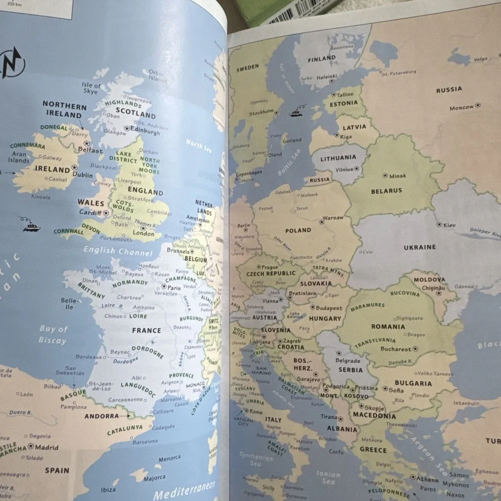 TRAVEL Europe Rick Steves Book & 2 City Walks Cards Rome (New) & Tuscany On Foot